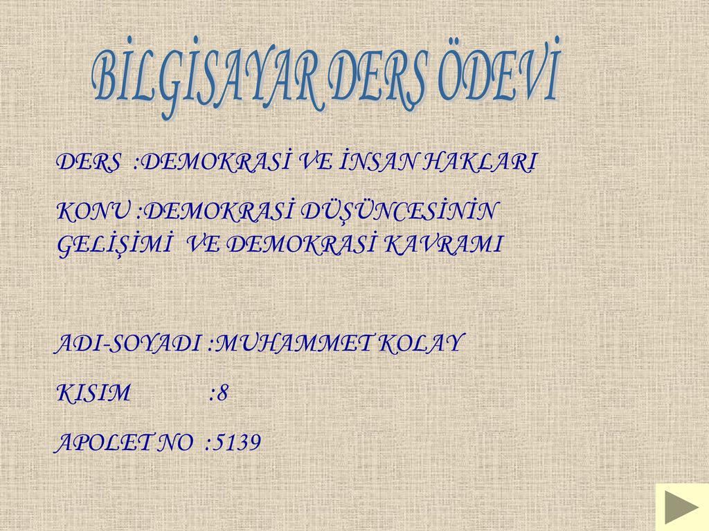 B Lg Sayar Ders Dev Ders Demokras Ve Nsan Haklari Ppt Indir